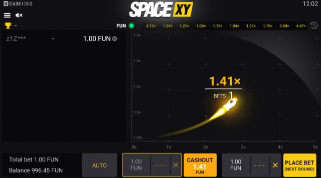 В каких казино есть игра space xy?
