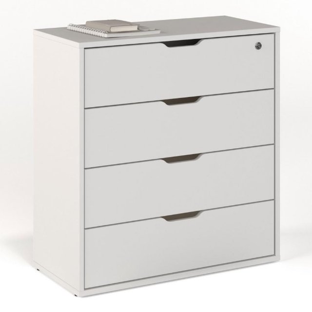 Эстетика белых комодов: взаимодействие форм и текстур